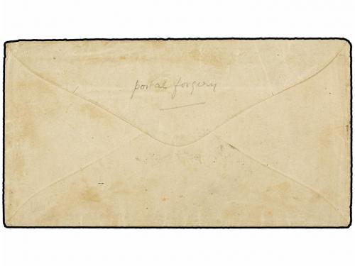 ✉ ESPAÑA. Ed. 145F. 1874. VITORIA a ALBACETE. 10 cts. azul, 