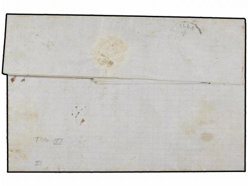 ✉ ESPAÑA. Ed. 107 F. 1872. MADRID a SEVILLA. 50 mils. azul F