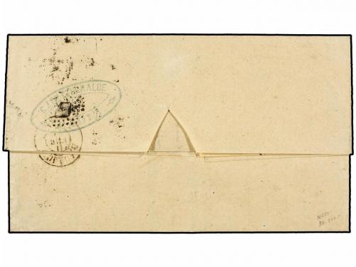 ✉ ESPAÑA. Ed. 108 F, 107, 109. 1872. CÁDIZ a BUENOS AIRES. 1