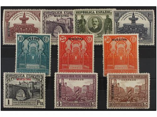 * ESPAÑA. Ed. 604/13M. SERIE COMPLETA, habilitación MUESTRA.