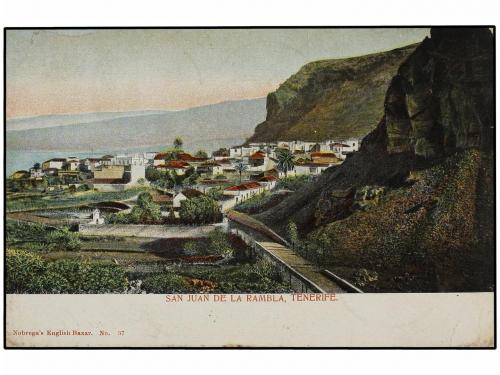 ✉ ESPAÑA. Ed. 241 (5), 242 , 246, 173. 1907. STA. CRUZ DE TE