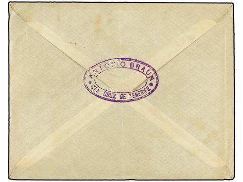 ✉ ESPAÑA. Ed. 273, 289 (10). 1922. STA. CRUZ DE TENERIFE a I