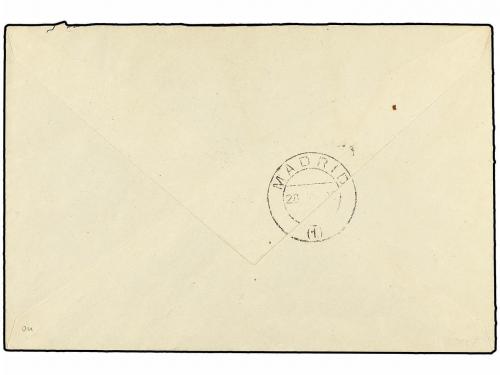 ✉ ESPAÑA. Ed. 301/04. 1920. MADRID correo interior. 15 cts.,