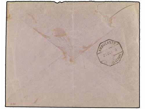 ✉ ESPAÑA. Ed. 842 (2), 816 (2). 1938. CORUÑA a EL FERROL. 5 