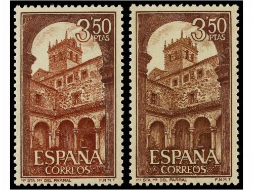 ** ESPAÑA. Ed. 1895ef. MONASTERIO DEL PARRAL. 3,50 pts. cast