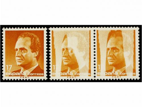 ** ESPAÑA. Ed. 2799id. JUAN CARLOS I. 17 pts. castaño rojo, 