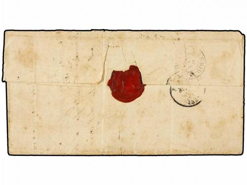 ✉ ESPAÑA. Ed. 96. 1868 (19 Octubre). ORGAZ (Toledo) a BORDEA