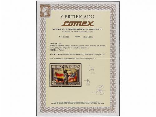 * ESPAÑA. Ed. 765s. Aéreo + 5 pts. SIN DENTAR. Muy bonito ej