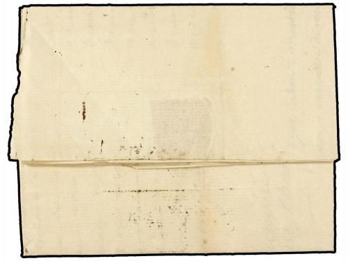 ✉ ESPAÑA: PREFILATELIA. 1758. SEVILLA a AMIENS (Francia). Ma