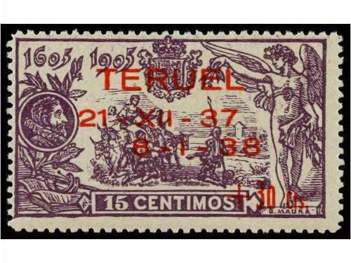 **/* ESPAÑA. Ed. NE 32/33. NO EMITIDOS. TOMA DE TERUEL. Seri