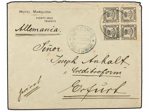 ✉ ESPAÑA. Ed. 241 (5), 246, 215 (2). 1905. PUERTO DE LA OROT