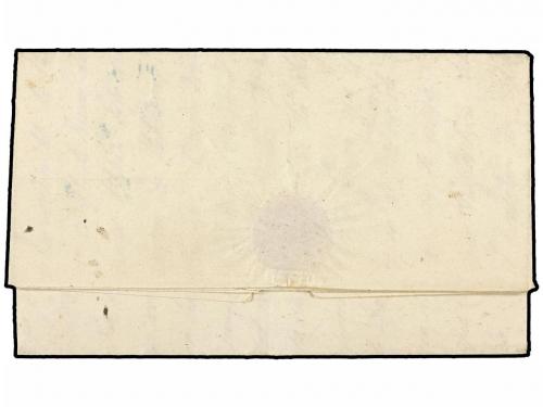 ✉ ESPAÑA: PREFILATELIA. 1852 (25 Abril). CACABELOS a VALLADO