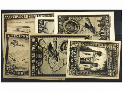 ESPAÑA. Ed. 566/82 y 583/91. PRUEBAS FOTOGRÁFICAS originales