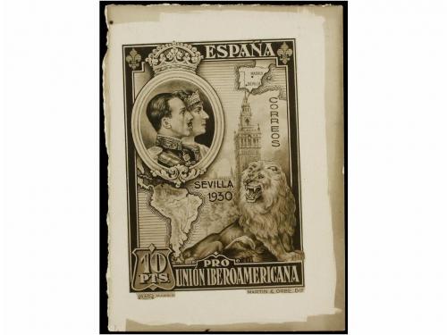 ESPAÑA. Ed. 566/82 y 583/91. PRUEBAS FOTOGRÁFICAS originales