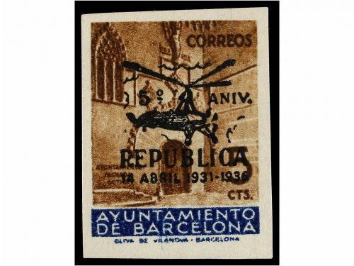 ** ESPAÑA: AYUNTAMIENTO DE BARCELONA. Ed. NE17/21. NO EMITID