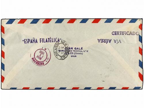 ✉ ESPAÑA. Ed. 1075, 1079 (2), 1080, 1141 (4), 1152. 1955. AV