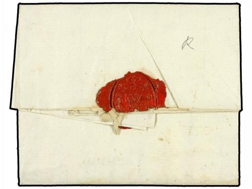 ✉ ESPAÑA: PREFILATELIA. 1772 (13-Julio). S. SEBASTIÁN a MADR