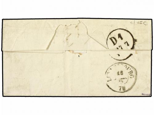 ✉ LUXEMBURGO. 1871 (July 14). Entire letter from DIEKIRCH to