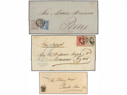 ✉ LOTES y COLECCIONES. HISTORIA POSTAL. Emisiones de Amadeo,