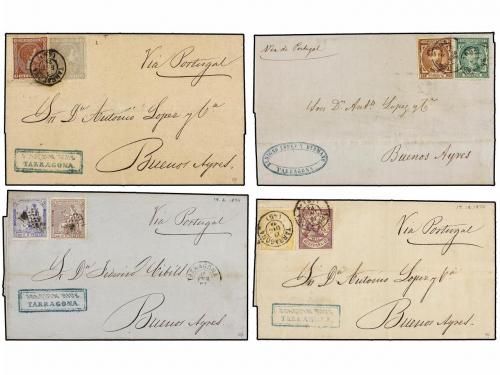 ✉ LOTES y COLECCIONES. HISTORIA POSTAL. Emisiones de Amadeo,