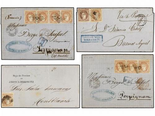 ✉ LOTES y COLECCIONES. HISTORIA POSTAL. Emisión de ALEGORÍA 