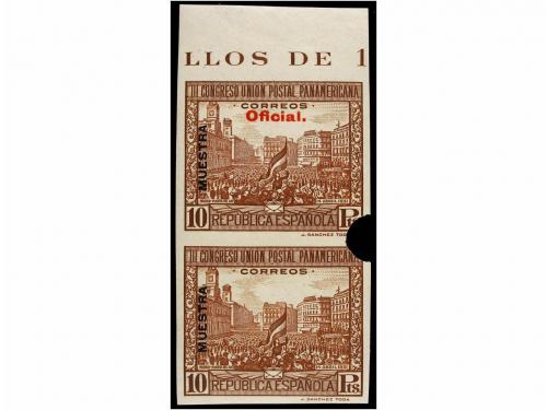 ** ESPAÑA. Ed. 605, 611, 612, 629. MUESTRAS CON PERFORACIÓN.