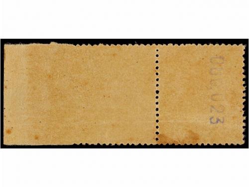 ** ESPAÑA. Ed. 255. 10 pts. naranja, BORDE DE HOJA, excelent