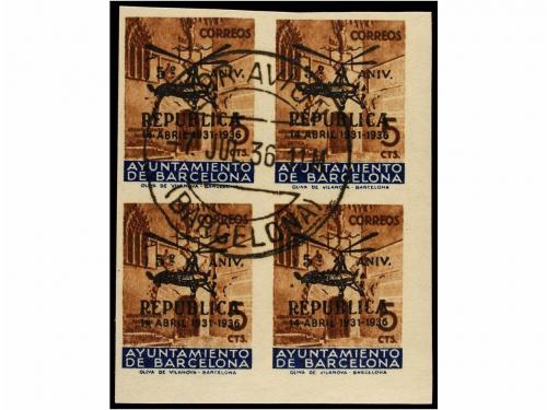 ° ESPAÑA: AYUNTAMIENTO DE BARCELONA. Ed. NE 17/21. NO EMITID