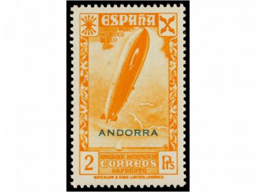 ** ANDORRA. Ed. B-1/6. BENEFICENCIA. Serie completa. LUJO. C
