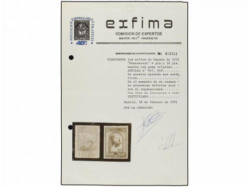 ** ESPAÑA. Ed. 636/49. SERIE COMPLETA, centrajes perfectos.