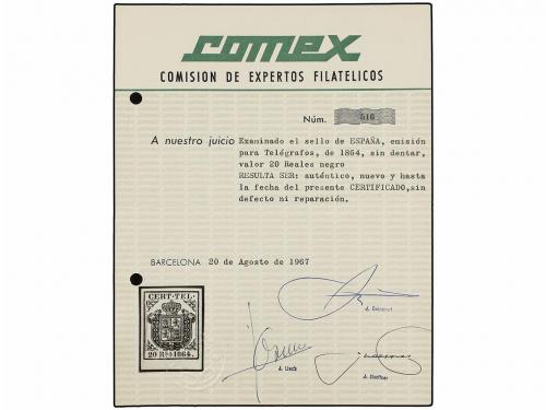 * ESPAÑA: TELEGRAFOS. Ed. 1/4. SERIE COMPLETA. LUJO. Cert. C