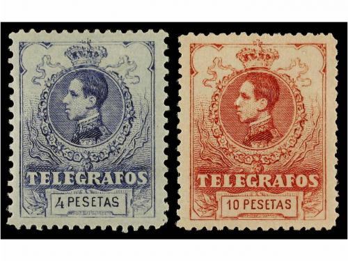 * ESPAÑA: TELEGRAFOS. Ed. 47/54. SERIE COMPLETA. Excelentes