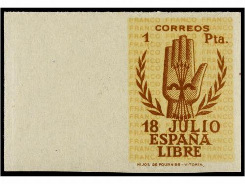 ** ESPAÑA. Ed. 851/54s. SERIE COMPLETA SIN DENTAR. LUJO. Cat