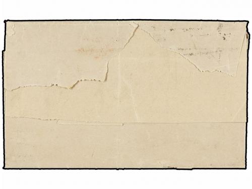 ¿ ESPAÑA. Ed. 1 (2) + 1A. 1850. SEVILLA a MOTRIL. 6 cu. negr