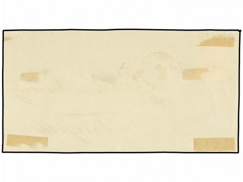 ✉ ESPAÑA. Ed. 1A. 1850. FRONTAL. SANTIAGO a TRUJILLO. 6 cu. 