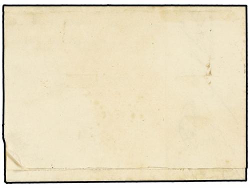 ✉ ESPAÑA. Ed. 1. 1850. ESTEYRO a PUEBLA. 6 cu. negro, mat. f