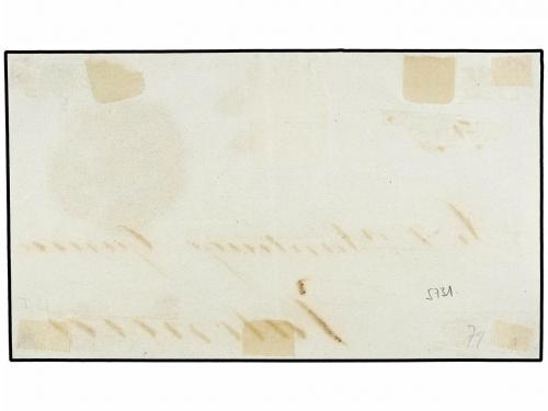 ✉ ESPAÑA. Ed. 1. 1850. FRONTAL. MURCIA a VALENCIA. 6 cuartos