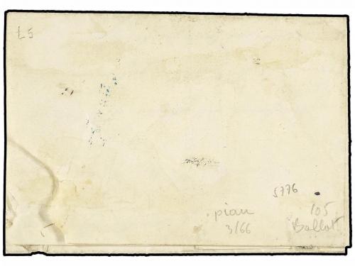 ✉ ESPAÑA. Ed. 1A. 1850. BARCELONA a DON BENITO. 6 cuartos ne