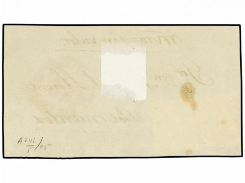 ✉ ESPAÑA. Ed. 1A (2). 1850. FRONTAL. SANTANDER a BERNARDOS. 