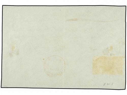 ✉ ESPAÑA. Ed. 1A (2). 1850. ALICANTE a TARRAGONA. Frente de 