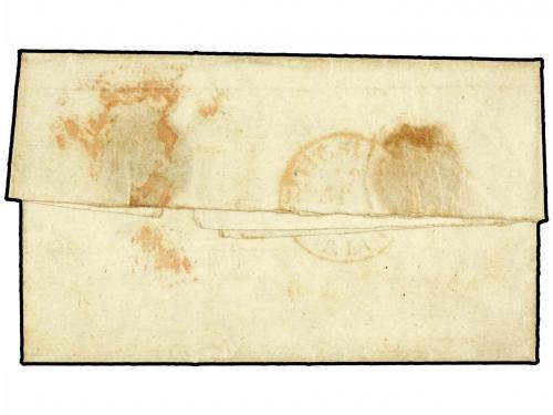 ✉ ESPAÑA. Ed. 1A. 1850. CEUTA (África) a SALDEANA. Circulada