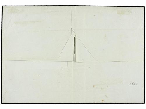 ¿ ESPAÑA. Ed. 1. 1850. SORIA a MADRID. 6 cu. negro, tipo I p