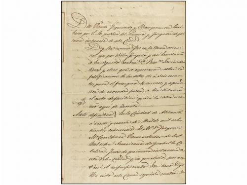 (*) ESPAÑA. Ed. 1. 6 cu. negro. FALSO POSTAL detectado solam