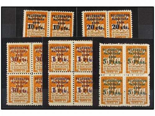 LOTES y COLECCIONES. AYUNTAMIENTO DE BARCELONA. Conjunto de