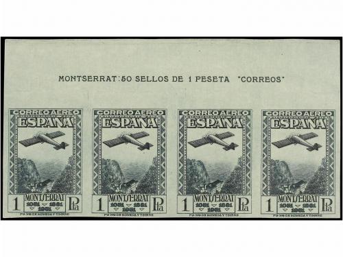 ** ESPAÑA. Ed. 650/54s. SERIE COMPLETA en tira de cuatro SIN