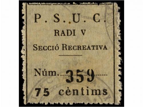 LOTES y COLECCIONES. VIÑETAS GUERRA CIVIL. Conjunto de 10 lo