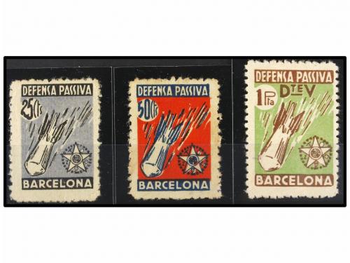 LOTES y COLECCIONES. VIÑETAS GUERRA CIVIL. Conjunto de 10 lo