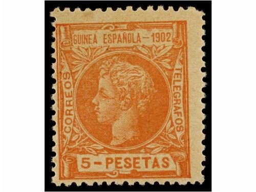 * COLONIAS ESPAÑOLAS: GUINEA. Ed. 1/8 sin 4 y el 7. SERIE CO