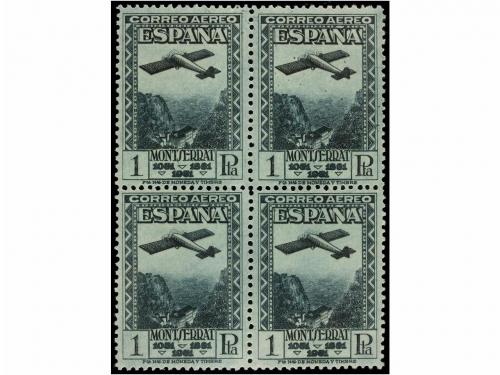 ** ESPAÑA. Ed. 650/54. SERIE COMPLETA en bloques de cuatro, 