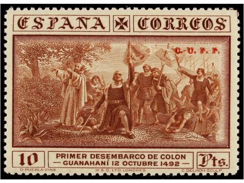 ** ESPAÑA. Ed. 531/46H. SERIE COMPLETA, habilitación C.U.P.P